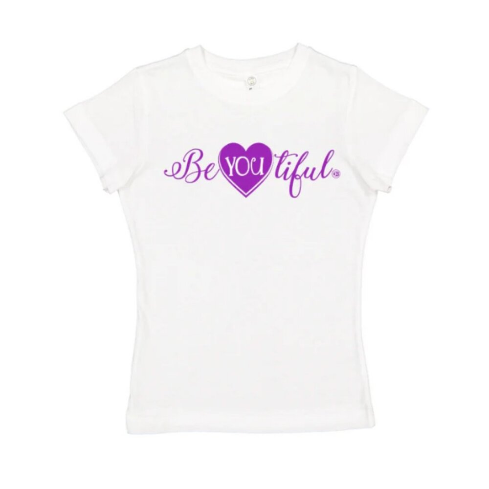 BeYOUtiful - Big Girls Inspirational T-shirt